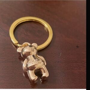 Coach Gold Bear Keychain